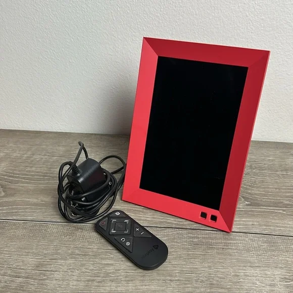 Nixplay 8” Lola HD Smart Wi-Fi Digital Frame Pink - Picture 4 of 6